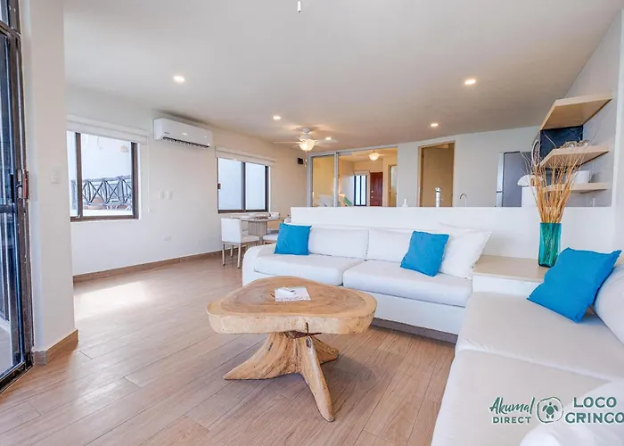 Luna Azul 8: Beachfront Paradise In Akumal