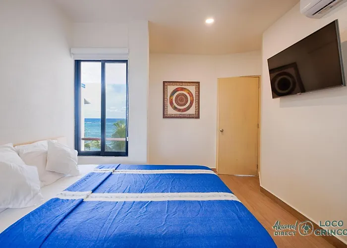 Luna Azul 8: Beachfront Paradise In Сasa de vacaciones Akumal