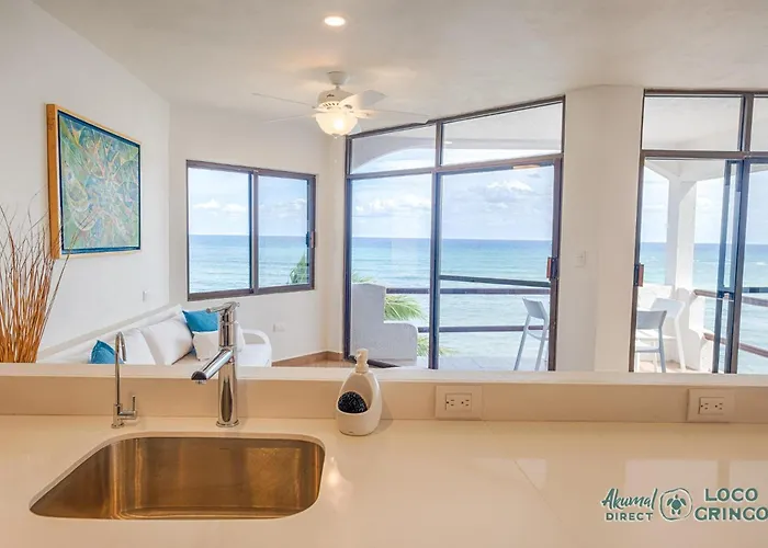 Luna Azul 8: Beachfront Paradise In * Akumal