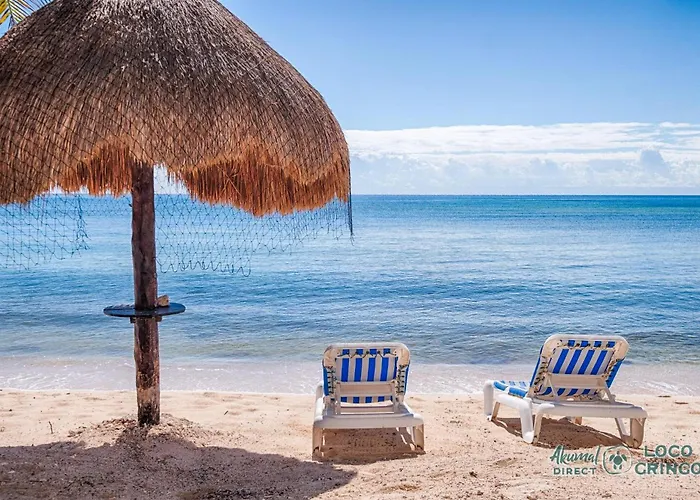 Luna Azul 8: Beachfront Paradise In * Akumal